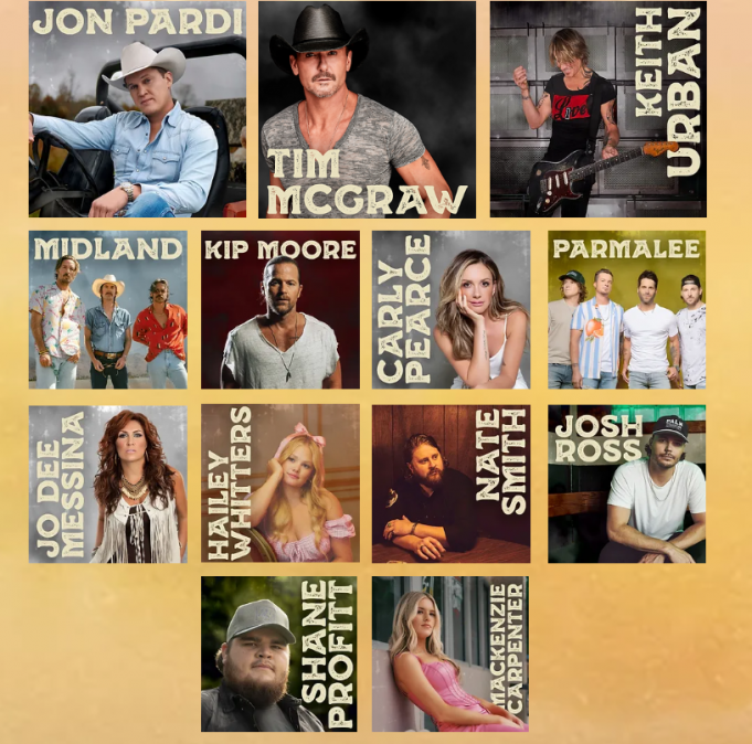 2023 Country Thunder Alberta: Jon Pardi, Tim McGraw & Keith Urban - 3 Day Pass at Keith Urban Concert Tickets